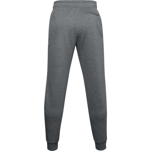 Under Armour Spodnie męskie Under Armour Rival Fleece 3Logo Jogger ciemnoszare 1357131 012