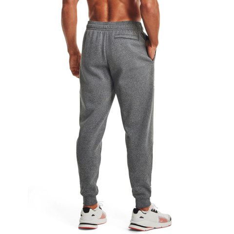 Under Armour Spodnie męskie Under Armour Rival Fleece 3Logo Jogger ciemnoszare 1357131 012