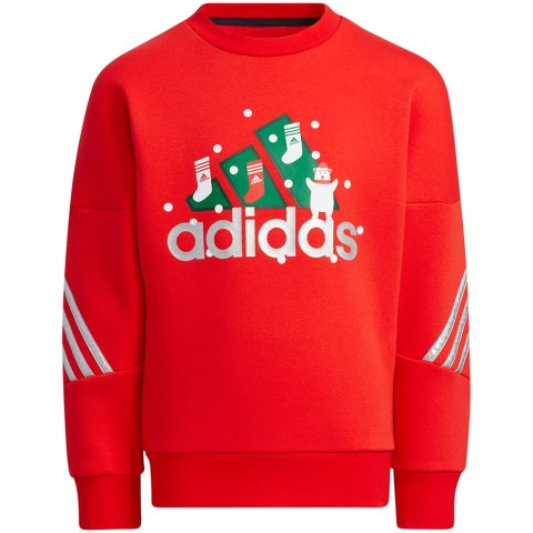 Adidas Dres dla dzieci adidas LK Holiday Set czerwono-granatowy H40344