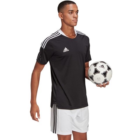 Adidas teamwear Koszulka męska adidas Tiro 21 Training Jersey czarna GM7586