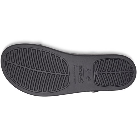 Crocs Sandały damskie Crocs Brooklyn Low Wedge czarne 206453 060