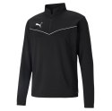 Puma Bluza męska Puma teamRISE 1 4 Zip Top czarna 657394 03