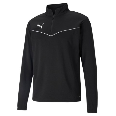 Puma Bluza męska Puma teamRISE 1 4 Zip Top czarna 657394 03