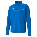 Puma Bluza męska Puma teamRISE 1 4 Zip Top niebieska 657394 02