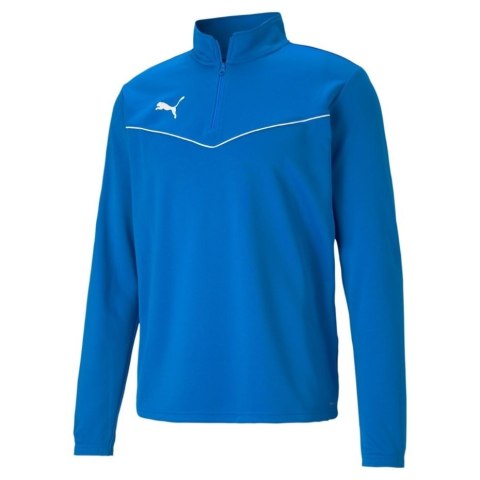 Puma Bluza męska Puma teamRISE 1 4 Zip Top niebieska 657394 02