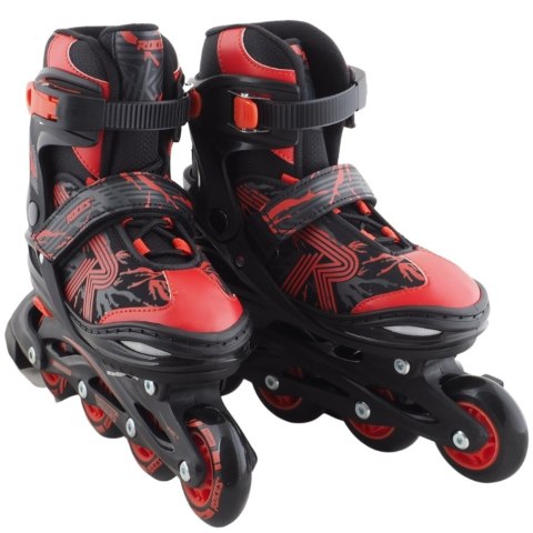 Roces Łyżworolki Roces Jokey 3.0 Boy czarno-czerwone 400845 02
