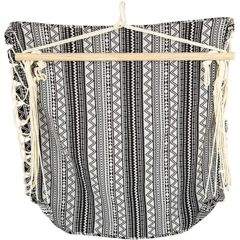 Royokamp Hamak fotel brazylijski 100x100 Etno czarno-biały 1029634