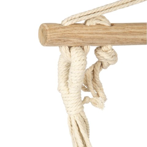 Royokamp Hamak fotel brazylijski 100x100 Etno czarno-biały 1029634