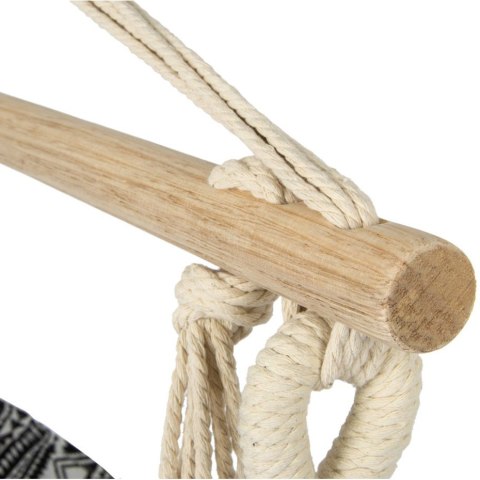 Royokamp Hamak fotel brazylijski 100x100 Etno czarno-biały 1029634