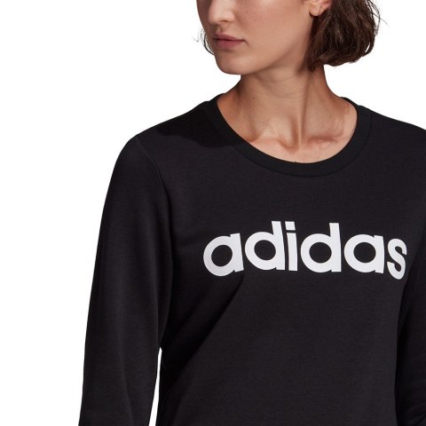 Adidas Bluza damska adidas Essentials Linear Sweatshirt czarna GL0718