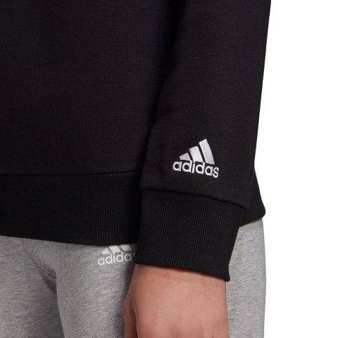 Adidas Bluza damska adidas Essentials Linear Sweatshirt czarna GL0718