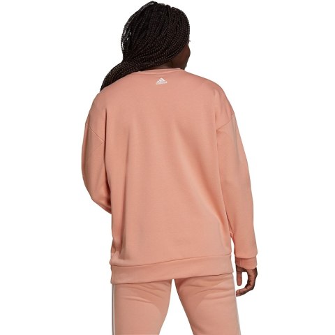Adidas Bluza damska adidas Youforyou Sweatshirt morelowa HA2431
