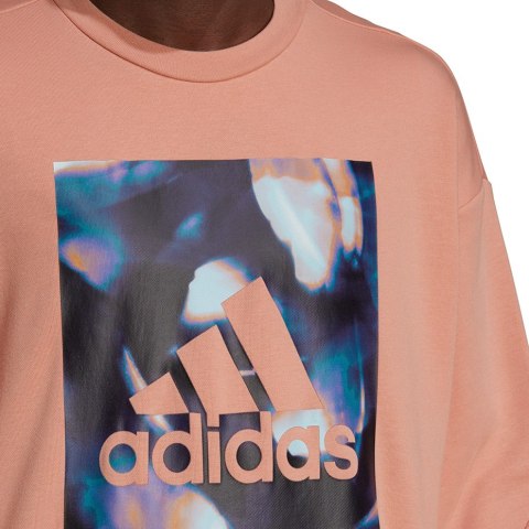 Adidas Bluza damska adidas Youforyou Sweatshirt morelowa HA2431