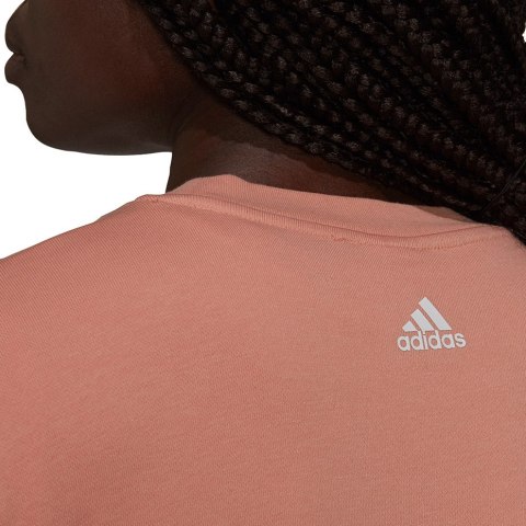 Adidas Bluza damska adidas Youforyou Sweatshirt morelowa HA2431