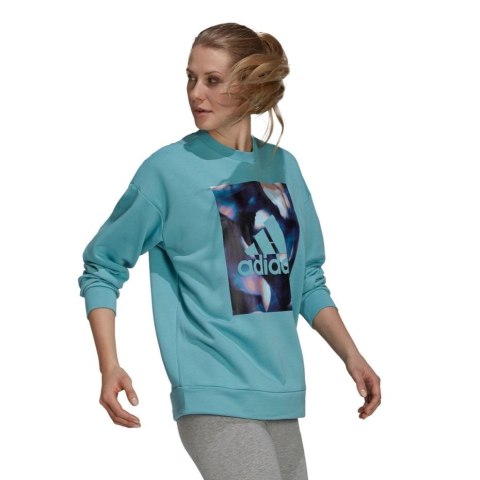 Adidas Bluza damska adidas uforu Sweatshirt niebieska GS3893