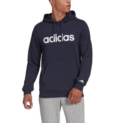 Adidas Bluza męska adidas Essentials Linear granatowa GK9068