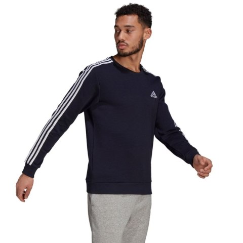 Adidas Bluza męska adidas Essentials Sweatshirt granatowa GK9111