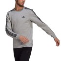 Adidas Bluza męska adidas Essentials Sweatshirt szara GK9110