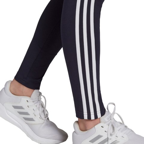 Adidas Legginsy damskie adidas Essentials 3S granatowe H07771