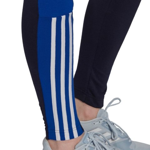Adidas Legginsy damskie adidas Essentials Colorblock czarno-niebieskie GS6323