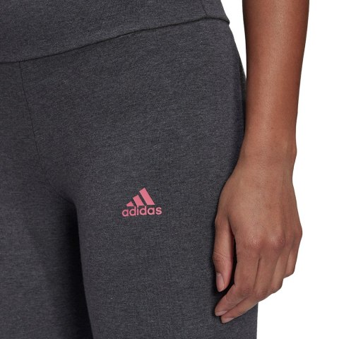 Adidas Legginsy damskie adidas Essentials High-W szare H07783
