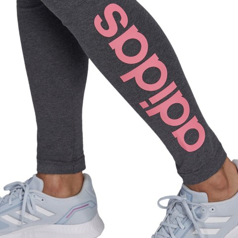 Adidas Legginsy damskie adidas Essentials High-W szare H07783