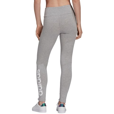 Adidas Legginsy damskie adidas Essentials High-Waist szare GL0638