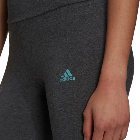 Adidas Legginsy damskie adidas Loungwear Essentials szare H07784