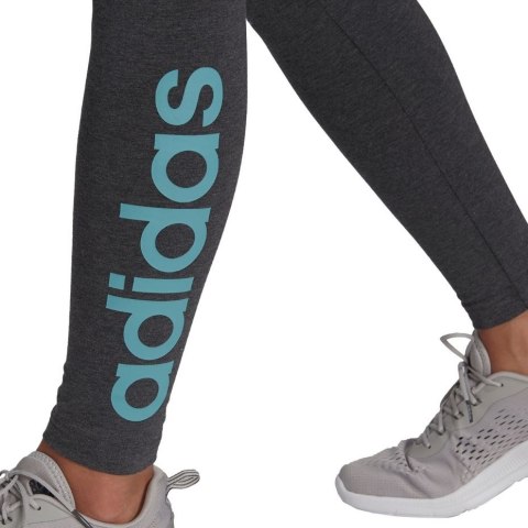 Adidas Legginsy damskie adidas Loungwear Essentials szare H07784