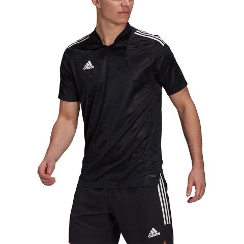 Adidas teamwear Koszulka męska adidas Condivo 21 JSY czarna GJ6790