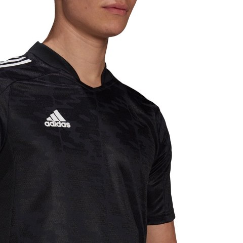 Adidas teamwear Koszulka męska adidas Condivo 21 JSY czarna GJ6790