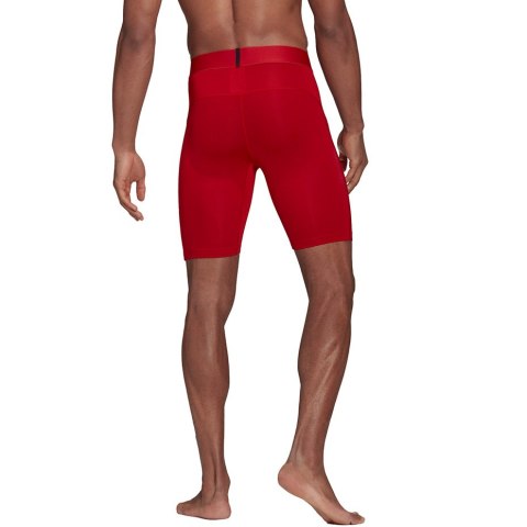 Adidas teamwear Spodenki męskie adidas Techfit Short Tig czerwone GU7314