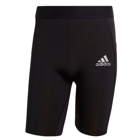 Adidas teamwear Spodenki męskie adidas Techfit Short Tight czarne GU7311