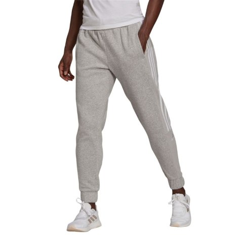 Adidas Spodnie damskie adidas Essentials Colorblock Block Cut 3-Stripes Regular Tapered Pants szare HB2768