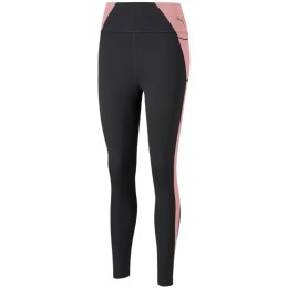 Puma Legginsy damskie Puma Evostripe High Waist 7/8 czarno-różowe 589158 01