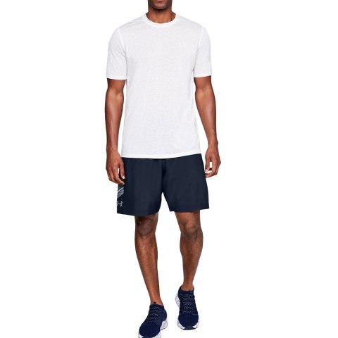 Under Armour Spodenki męskie Under Armour Woven Graphic Shorts granatowe 1309651 409