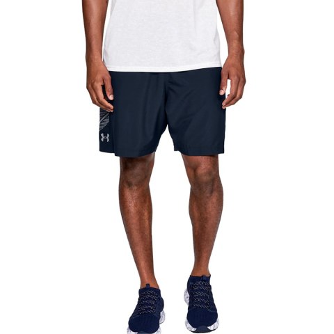 Under Armour Spodenki męskie Under Armour Woven Graphic Shorts granatowe 1309651 409
