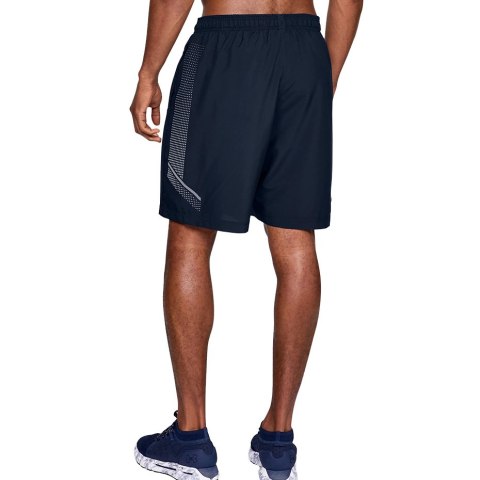 Under Armour Spodenki męskie Under Armour Woven Graphic Shorts granatowe 1309651 409