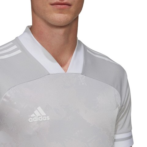 Adidas teamwear Koszulka męska adidas Condivo 20 szaro-biała FT7262
