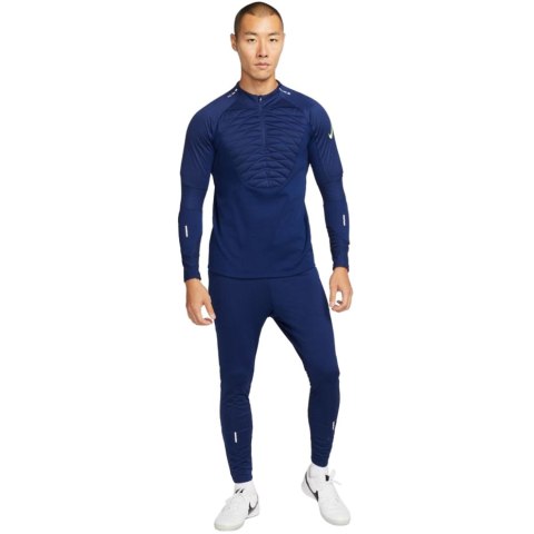 Nike Football Bluza męska Nike NK Therma-Fit Strike Drill Top Winter Warrior granatowa DC9156 492