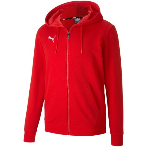 Puma Bluza męska Puma teamGOAL 23 Casuals Hooded Jacket czerwona 656708 01
