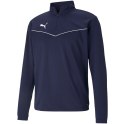 Puma Bluza męska Puma teamRISE 1 4 Zip Top Peacoat-Pu granatowa 657394 06