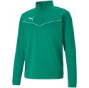 Puma Bluza męska Puma teamRISE 1 4 Zip Top Pepper Gre zielona 657394 05
