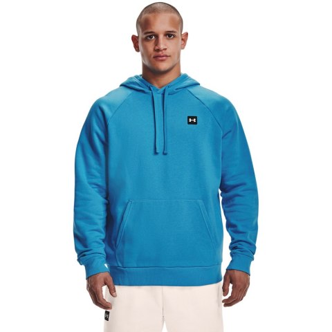 Under Armour Bluza męska Under Armour Rival Fleece Hoodie niebieska 1357092 422