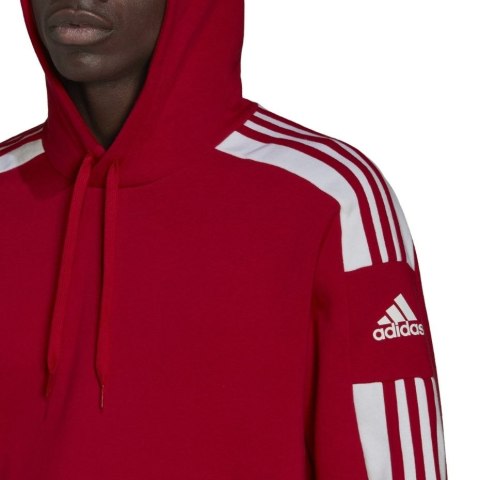 Adidas teamwear Bluza męska adidas Squadra 21 Sweat Hoody czerwona HC6282