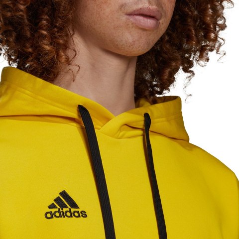 Adidas teamwear Bluza męska adidas Entrada 22 Hoody żółta HI2140