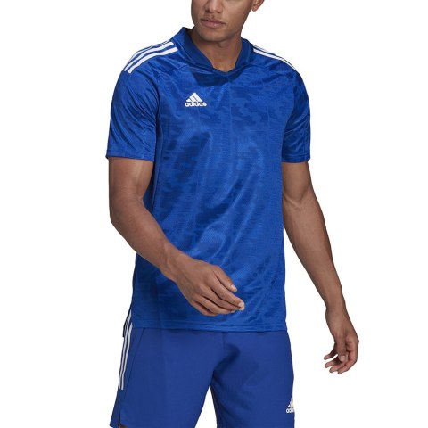 Adidas teamwear Koszulka męska adidas Condivo 21 Primeblue Jersey niebieska GF3357