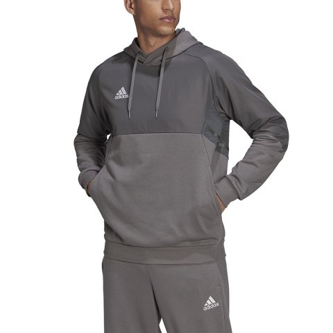 Adidas teamwear Bluza męska adidas Condivo 22 Hoody szara HD2306