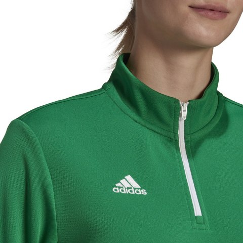 Adidas teamwear Bluza damska adidas Entrada 22 Top Training zielona HI2131