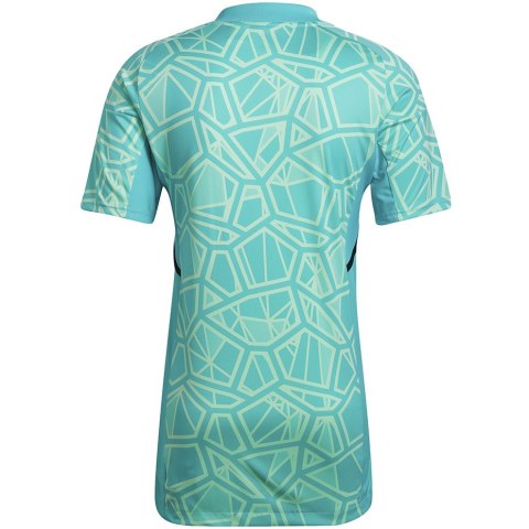 Adidas teamwear Koszulka męska Condivo 22 Goalkeeper Jersey Short Sleeve zielona HB1618